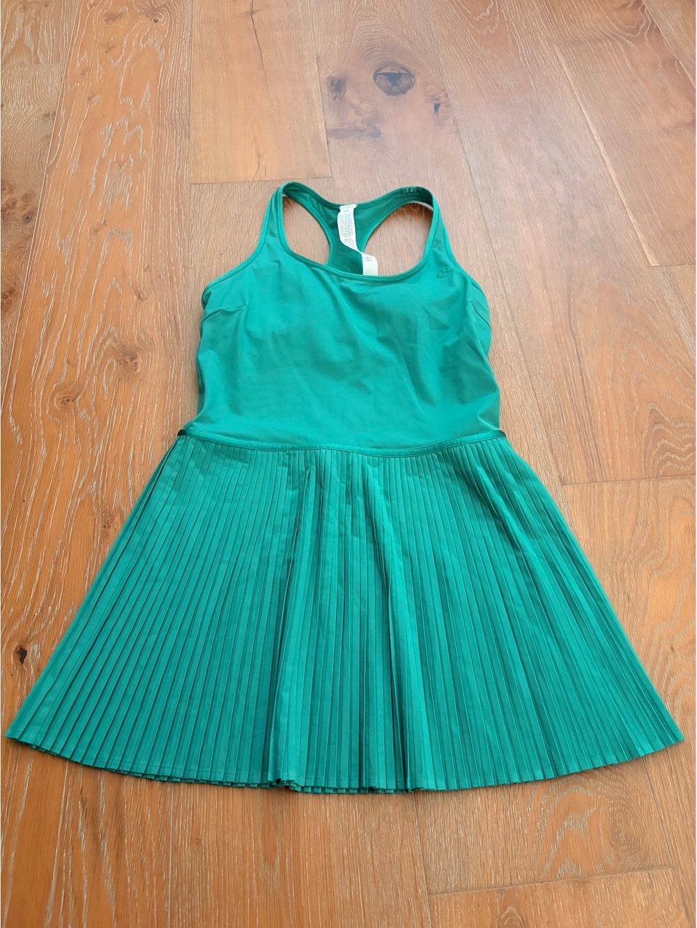 Lululemon Green Pleated Tennis Pickleball Dress Racerback Athletic Size 4
